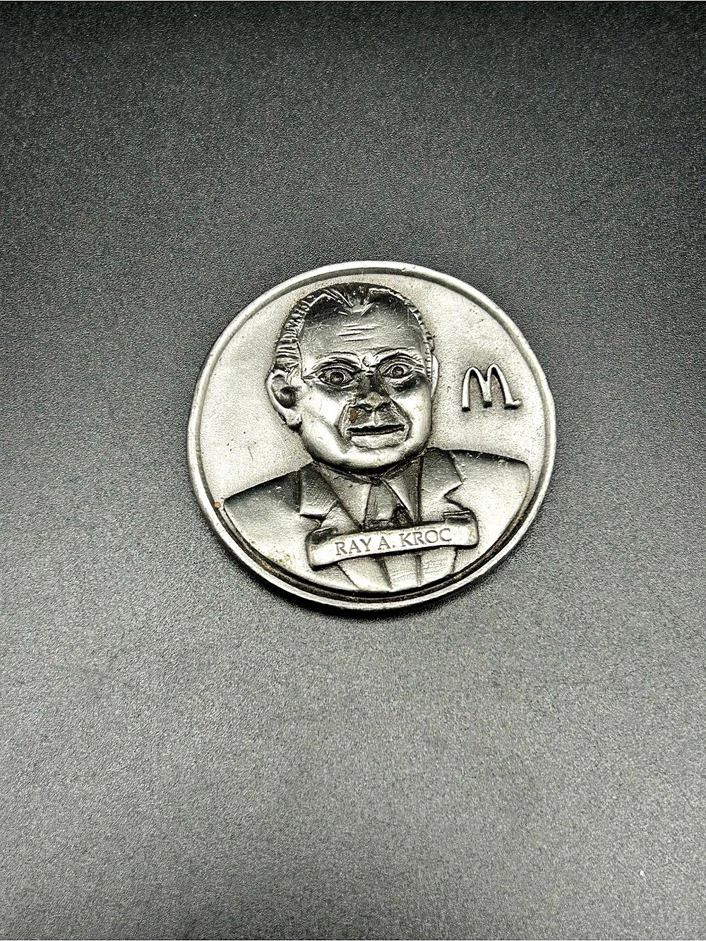 McDonald's Ray A. Kroc commemorative coin Silver